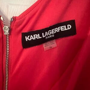 Hot pink Karl Largerfield dress